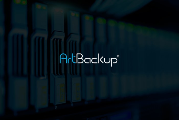 imagem de servidor com logo do artbackup